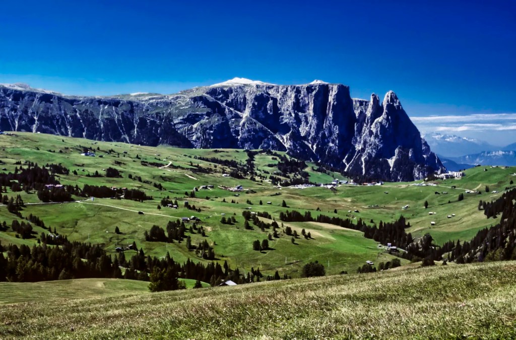 Massiccio Dello Sciliar, Alpe di Siusi, Dolomites Massiccio Dello Sciliar, Alpe di Siusi, Dolomites