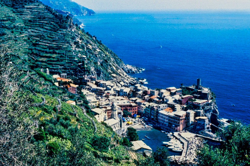 Vernazza from Cinque Terre Trail Vernazza from Cinque Terre Trail