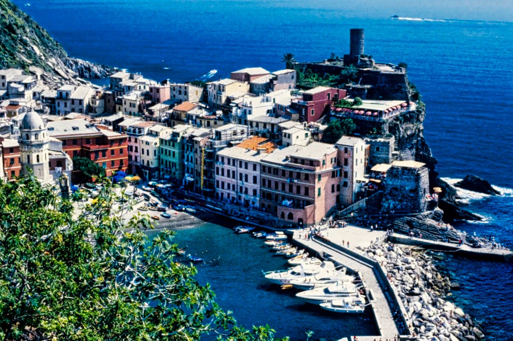 Vernazza from Cinque Terre Trail Vernazza from Cinque Terre Trail