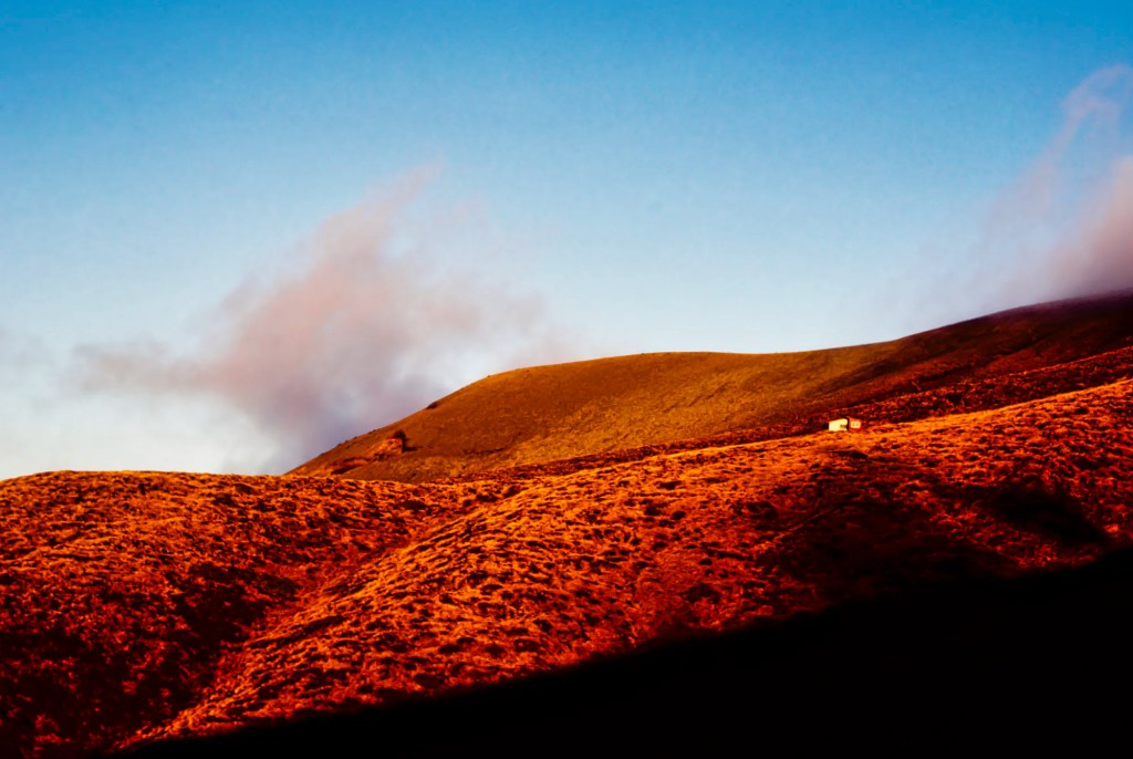Ketetahi Hut Sunset, Tongariro Trek, NZ