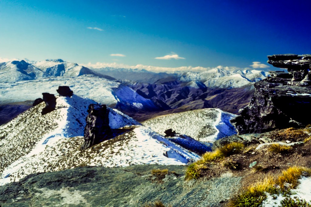 Coronet Peak Wide Angle View, Queenstown, NZ
