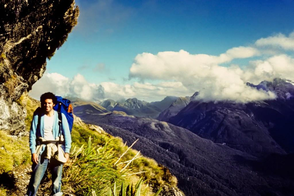 George at Hollyford Valley Views, Routeburn Track, NZ