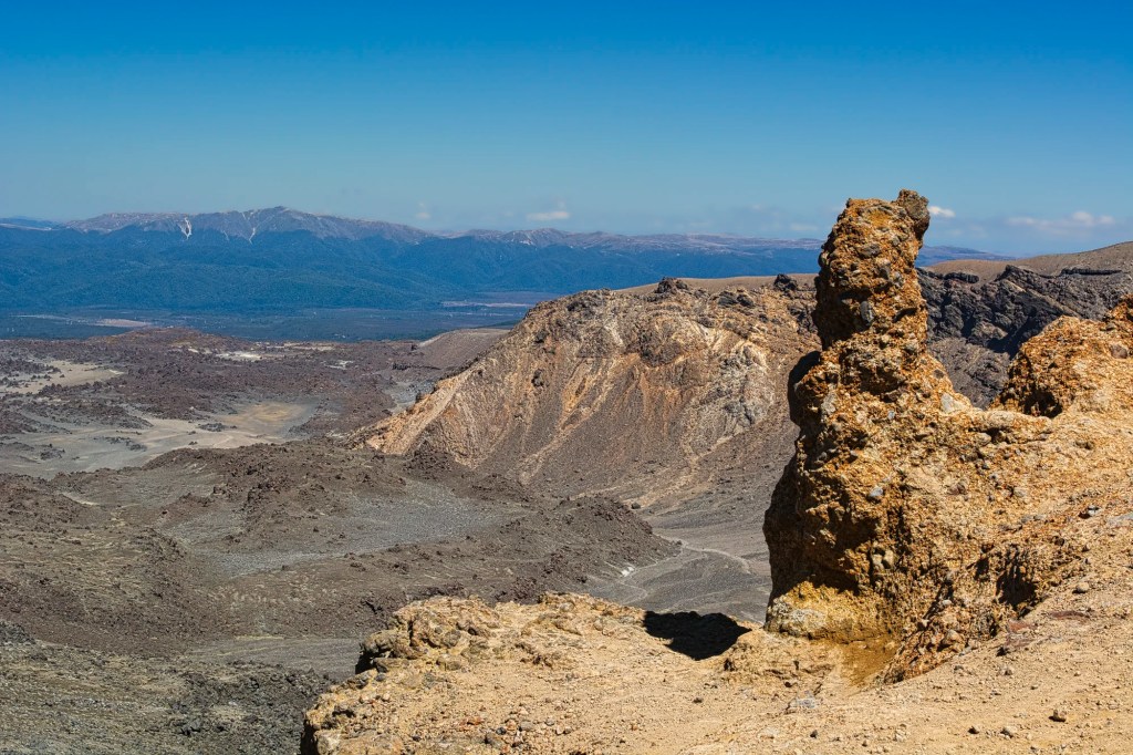 View NE from Red Crater, Tongariro Trek, NZ
