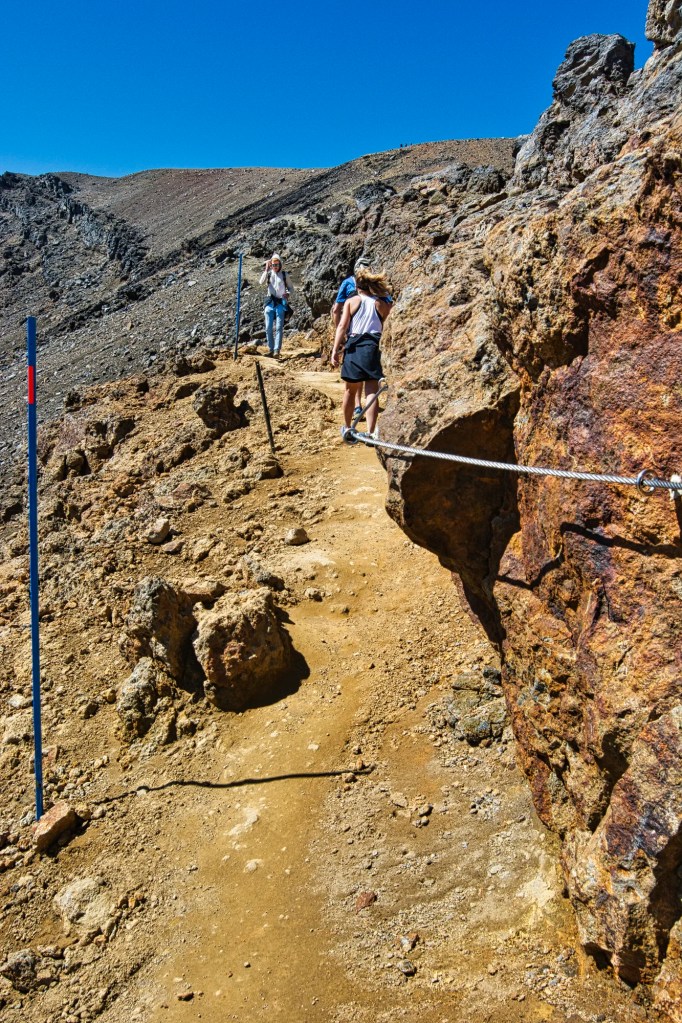 Trail from Red Crater to South Crater, Tongariro Trek, NZ
