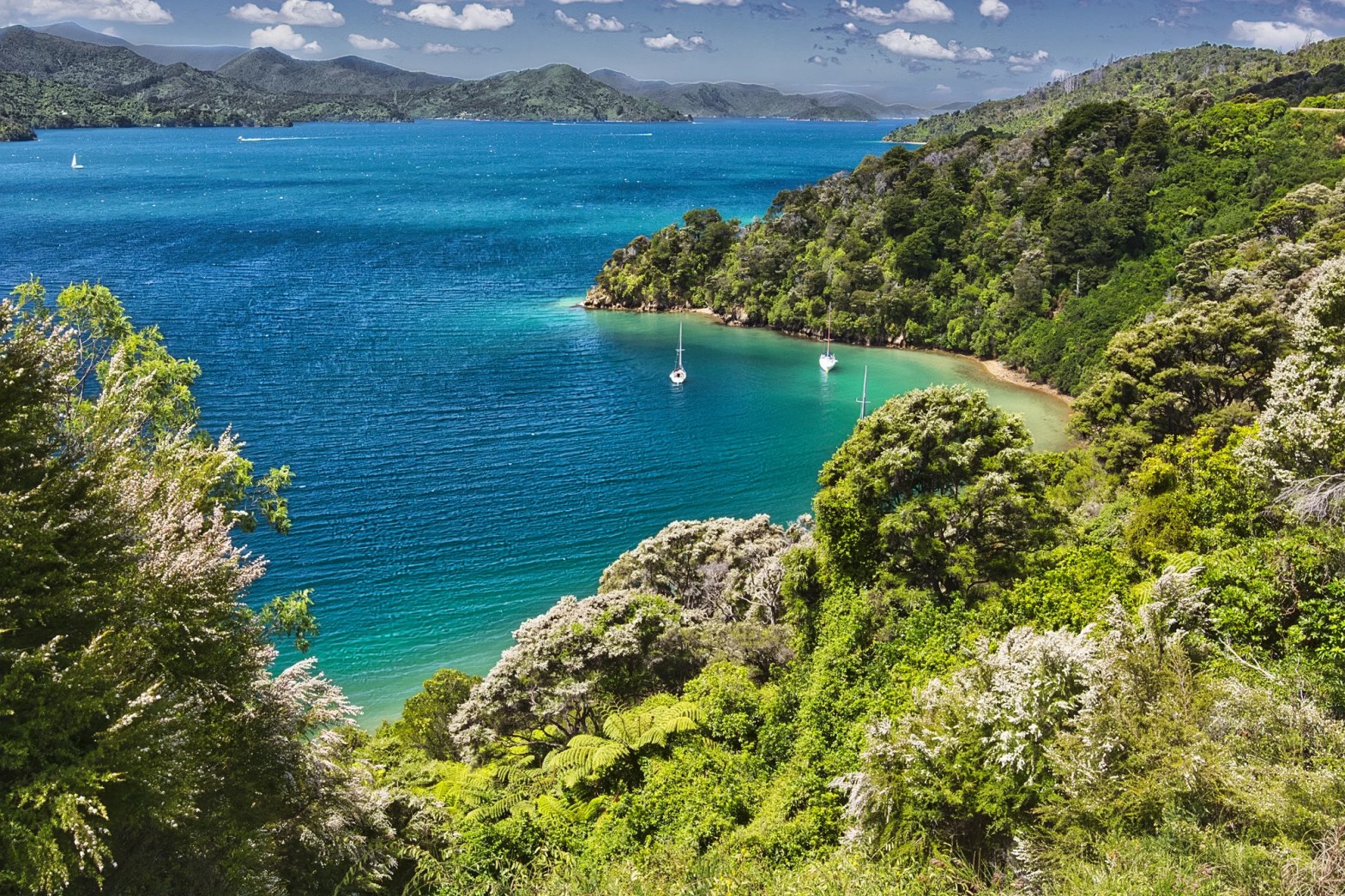 Governors Bay View, Queen Charlotte Drive, NZ