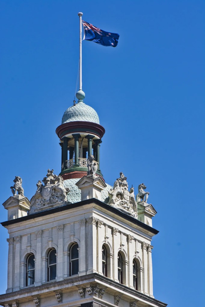 Dunedin Railway Station Flag Tower, Dunedin, NZ