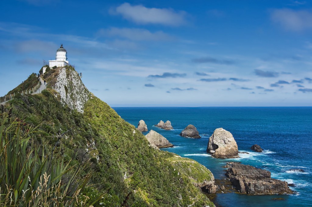 The Nuggets and Nugget Point Lighthouse, Catlins, NZ