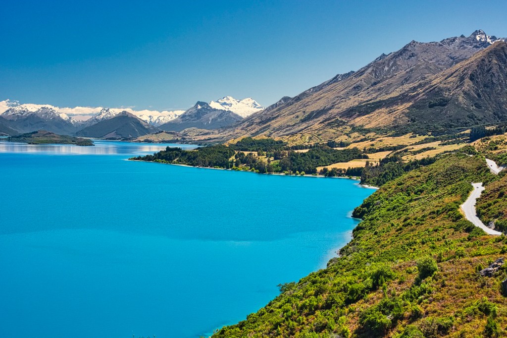 Southern Alps Wide Angle View, Glenorchy, NZ