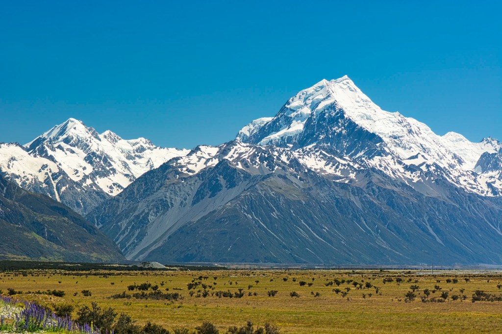 Aoraki/Mt. Cook from Highway