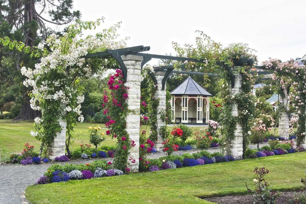 Rose Trellis, Otago Public Gardens, Oamaru, NZ