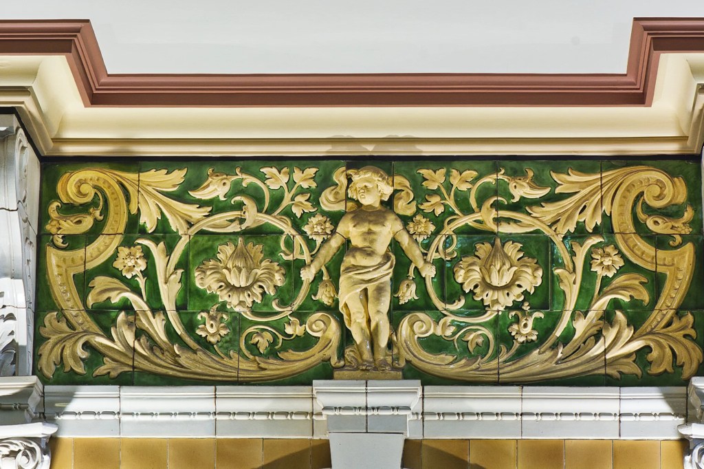 Royal Doulton Frieze, Dunedin Railway Station, NZ