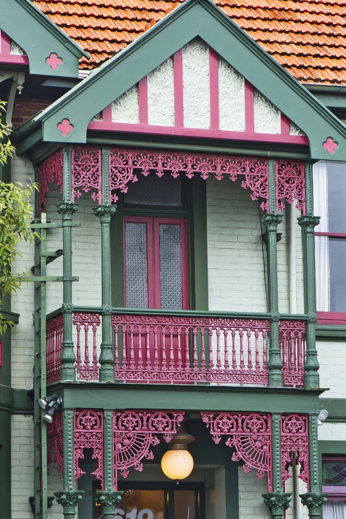 Victorian Grill Work, 519 George St., Dunedin, NZ