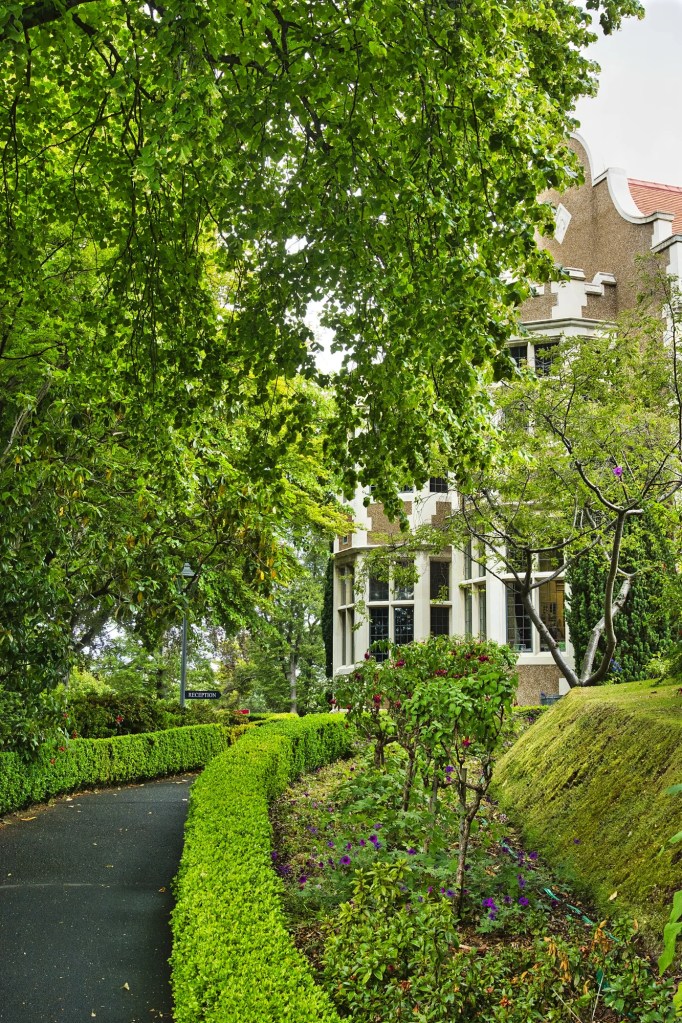 Olveston House Garden Entrance, Dunedin, NZ