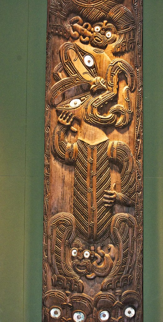 Wharenui Wall Panel, Otago Museum, Dunedin, NZ