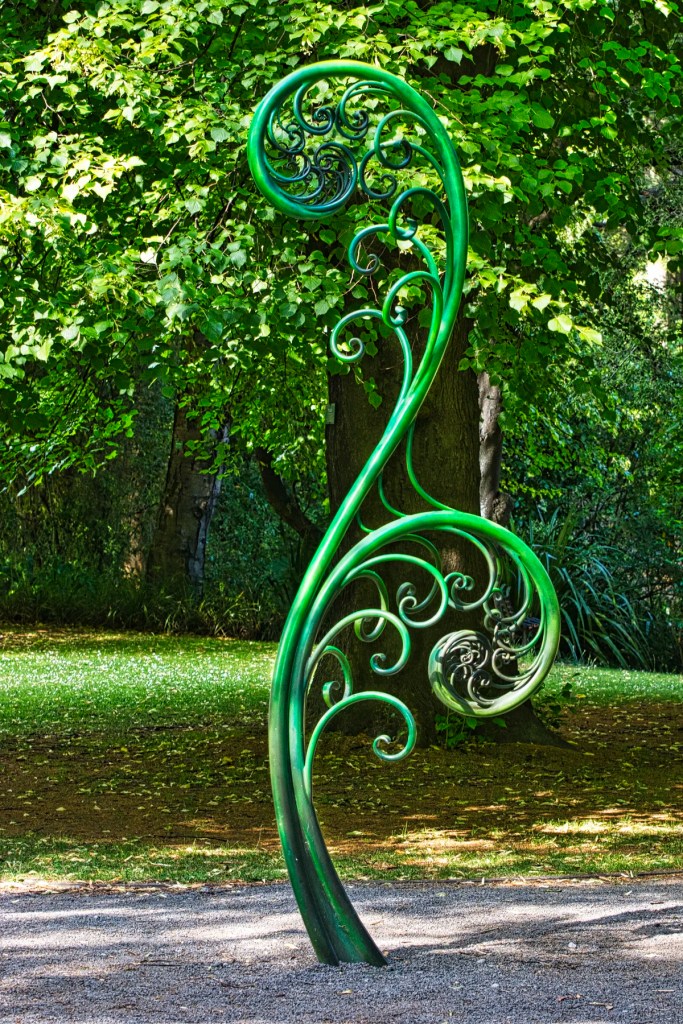 Koru Sculpture, Christchurch Botanic Gardens, NZ