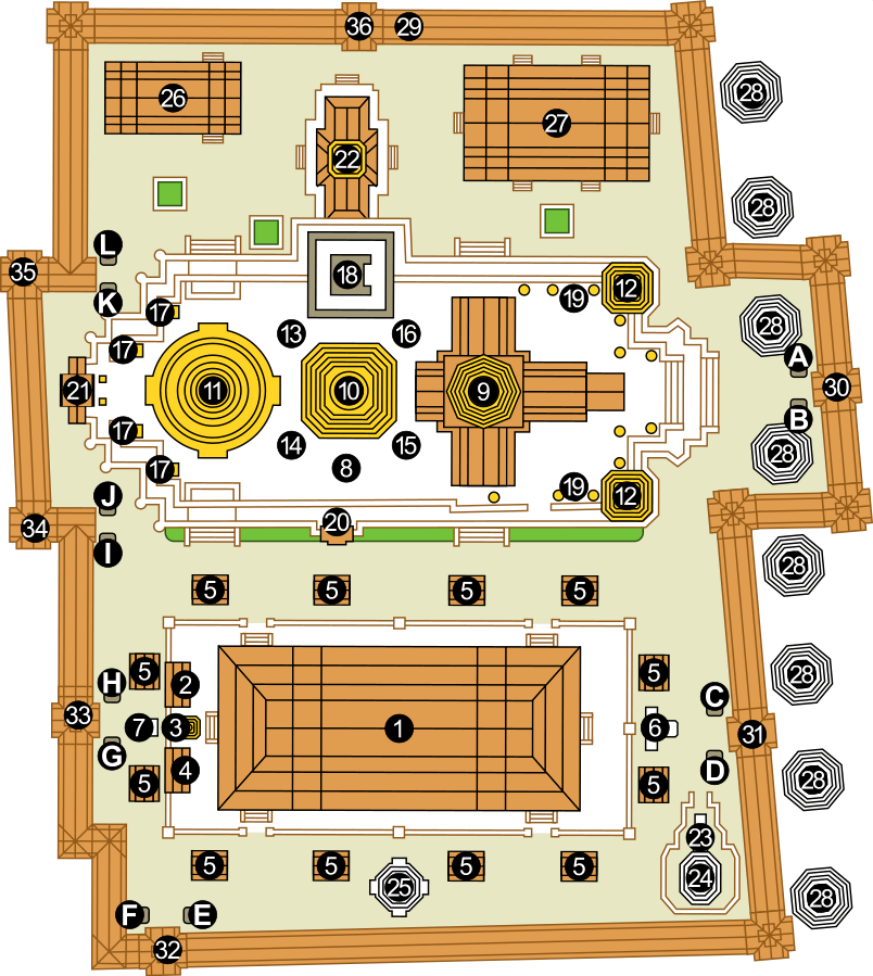 Plan of Wat Phra Kaew, CC-BY-SA-3.0 Sodacan 2011-12-10