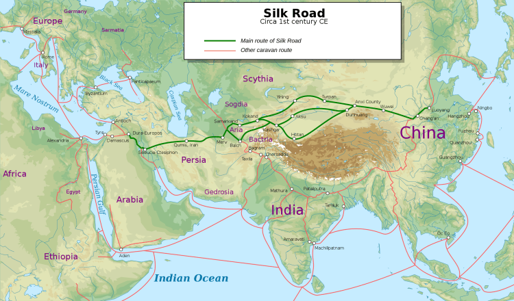 Silk Routes 1st Century AD