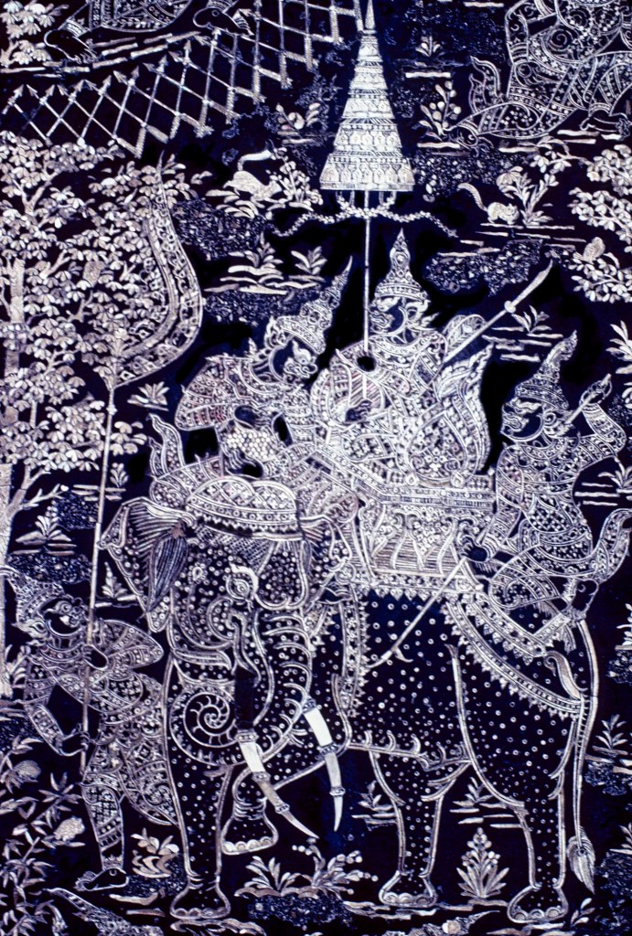 Elephant Mother of Pearl Inlay, Wat Pho, Bangkok