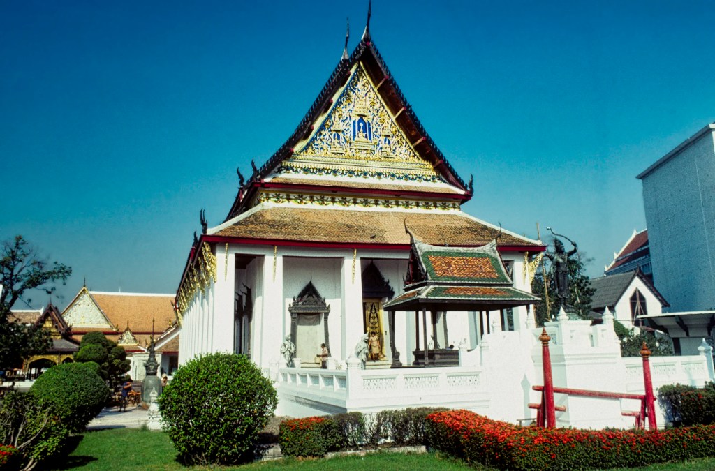 Buddhaisawan with Red Hitching Post, National Museum, Bangkok