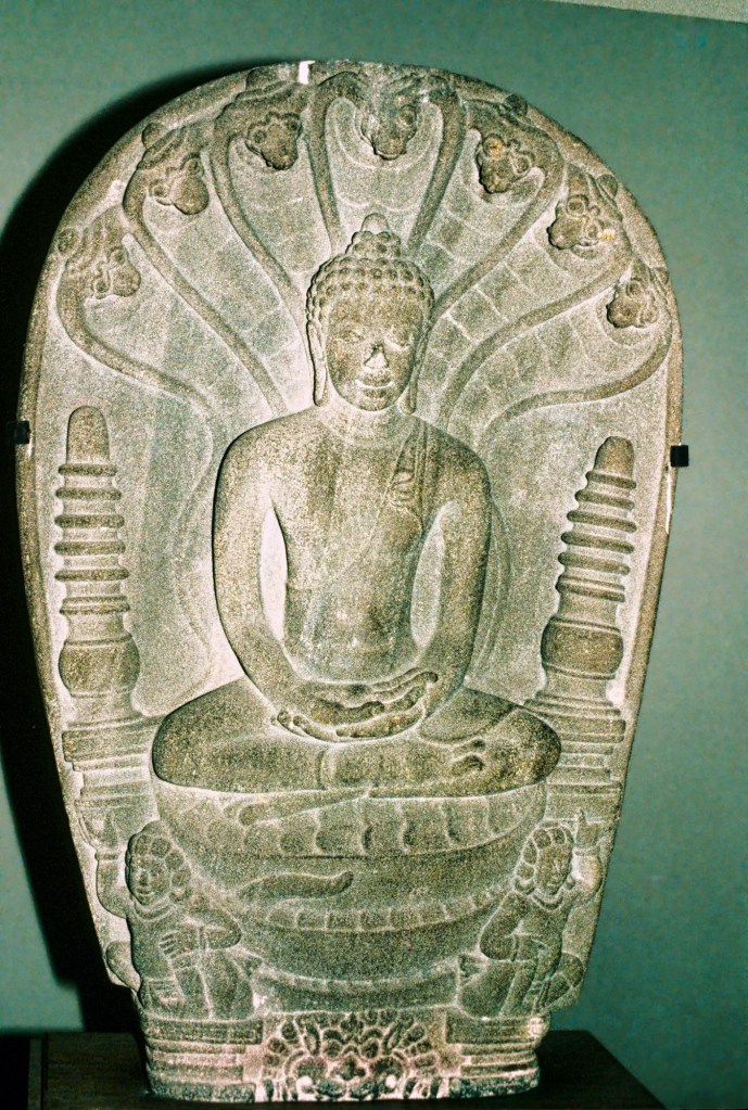 Dvaravati Buddha Statue, National Museum, Bangkok