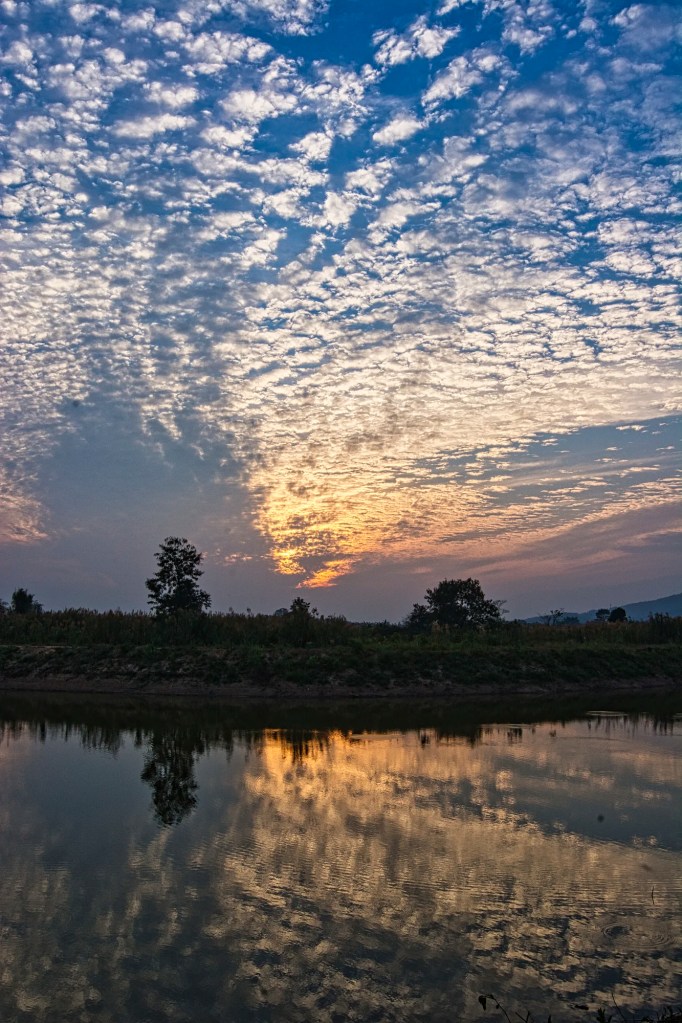 Kok River near Thaton Water Tower, Thailand