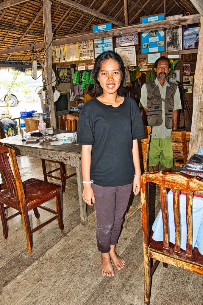 Mr. Daeng and Daughter Lunch, Laem Phak Bia, Thailand
