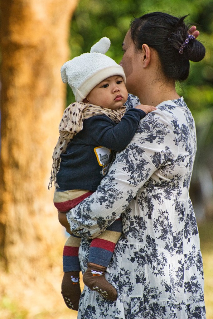 Overdressed Thai Baby, Khao Yai NP, Thailand
