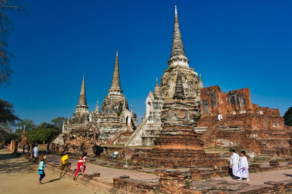 White Chedis, Wat Phra Si Sanphet, Ayutthaya