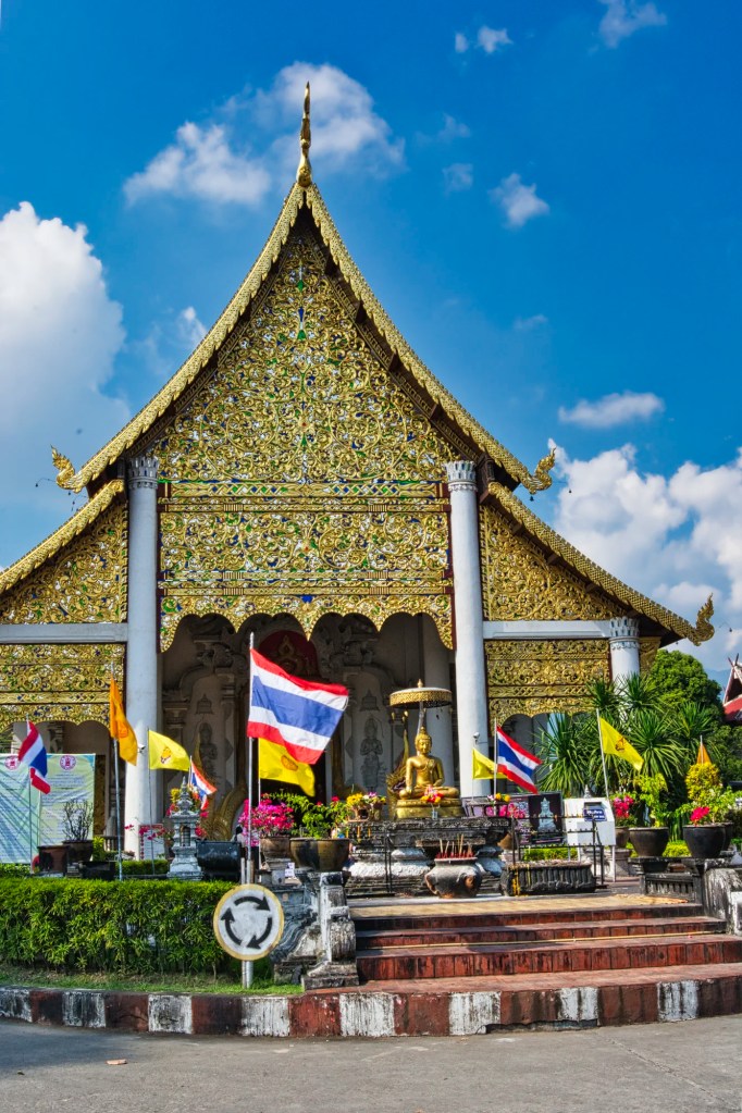 Wat Chedi Luang Facade View, Chiang Mai
