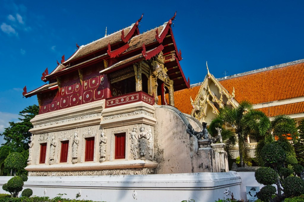 Wat Phra Singh Ho Trai Library View, Chiang Mai