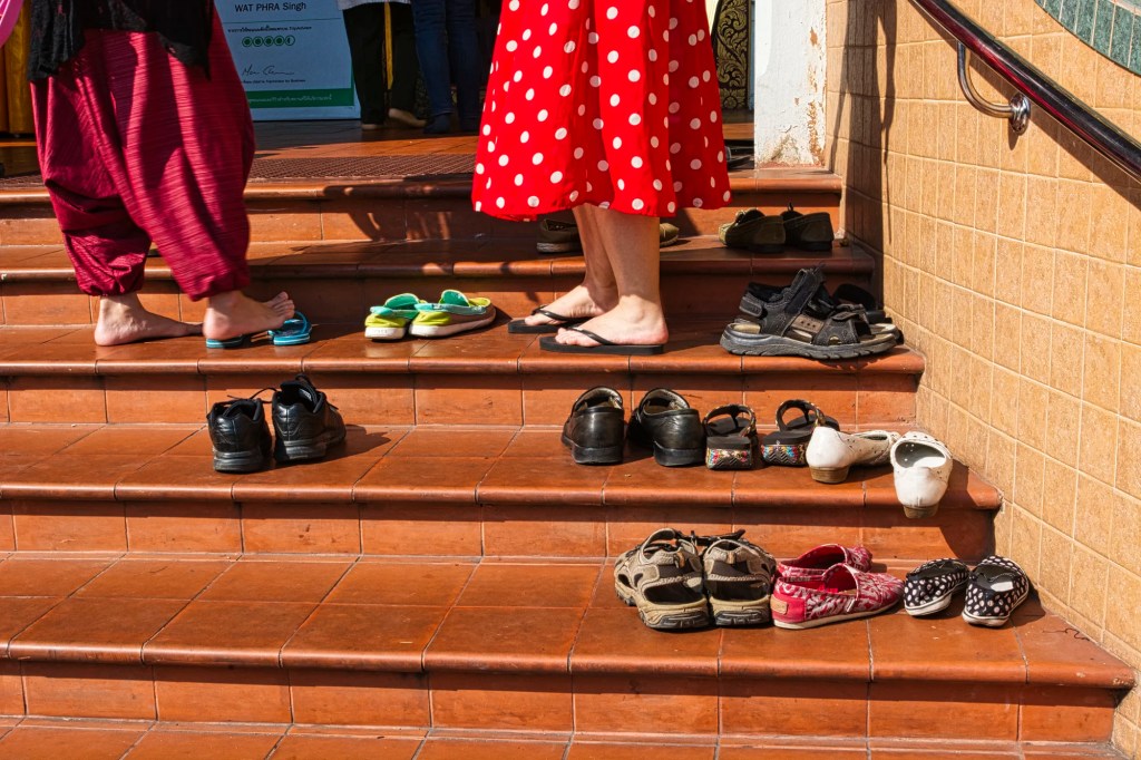 Wat Phra Singh Shoe Drop Off, Chiang Mai