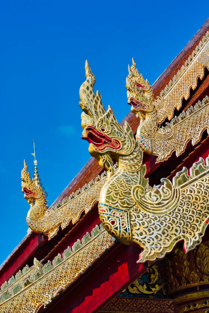 Wat Phra Singh Roof Nagas, Chiang Mai