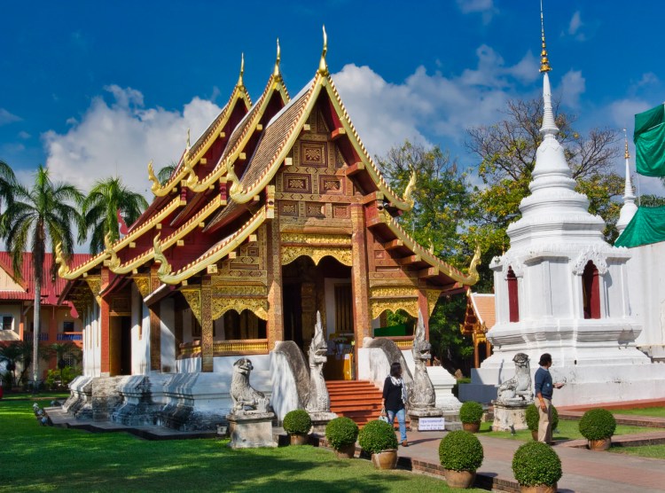 Wat Phra Singh, Chang Mai TH Wat Phra Singh Viharn Lai Kham, Chiang Mai