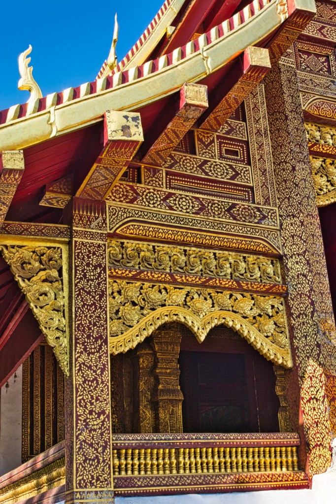 Wat Phra Singh Viharn Lai Kham Facade, Chiang Mai
