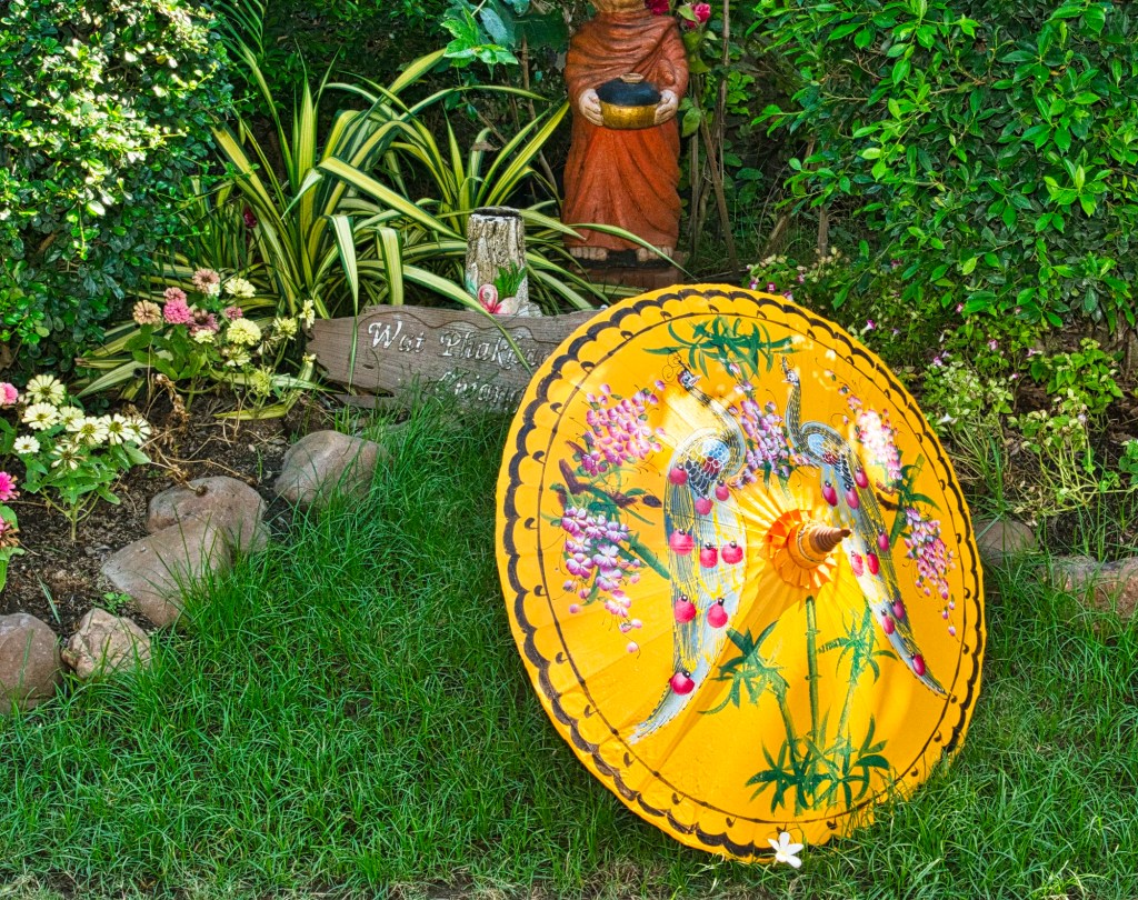 Wat Pha Khao Yellow Umbrella, Chiang Mai