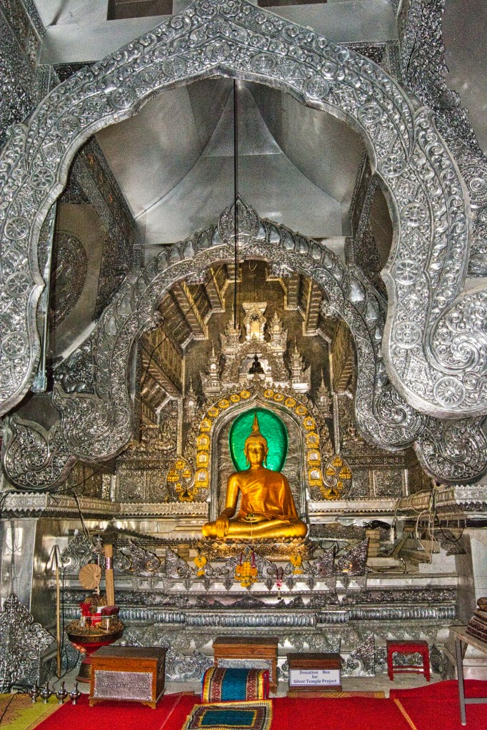 Gold Buddha, Silver Ubusot, Wat Sri Suphan, Chiang Mai