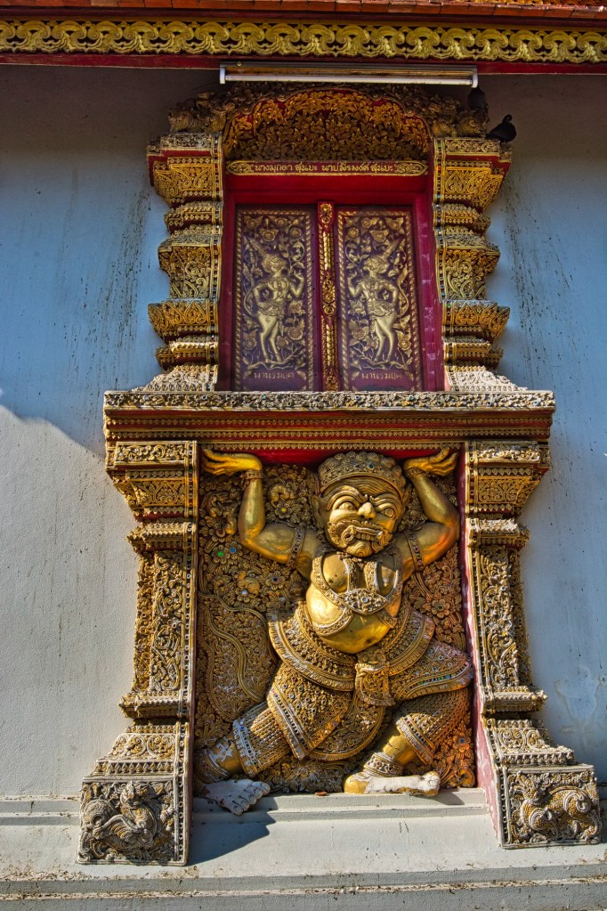 Wat Sri Suphan, Window Carving, Chiang Mai