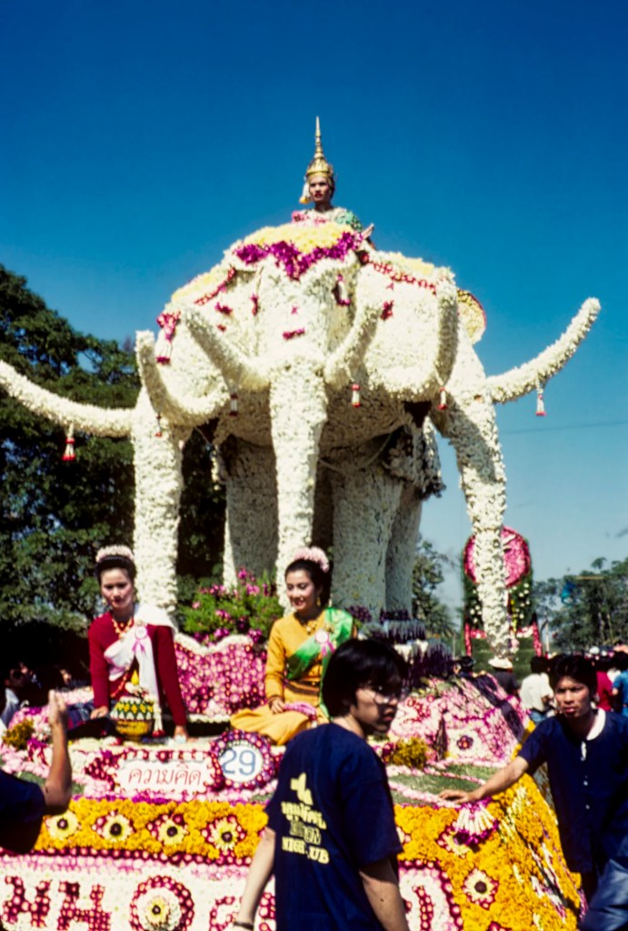 Contestant 29 on Erawan Float, Chiang Mai Flower Festival