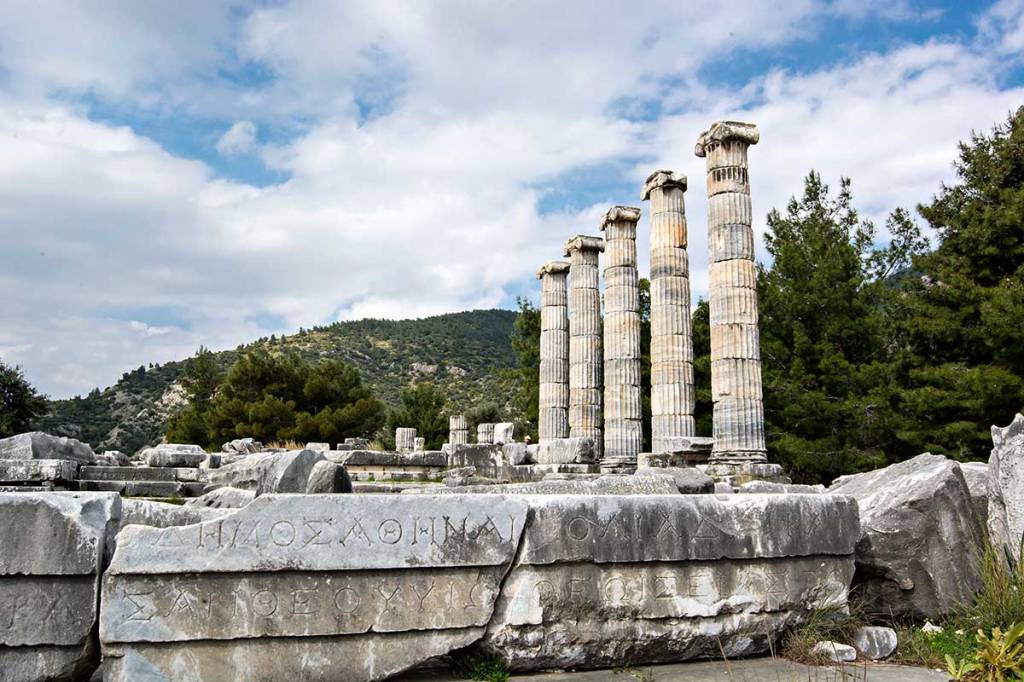 Ionic Columns, Priene, Ionia